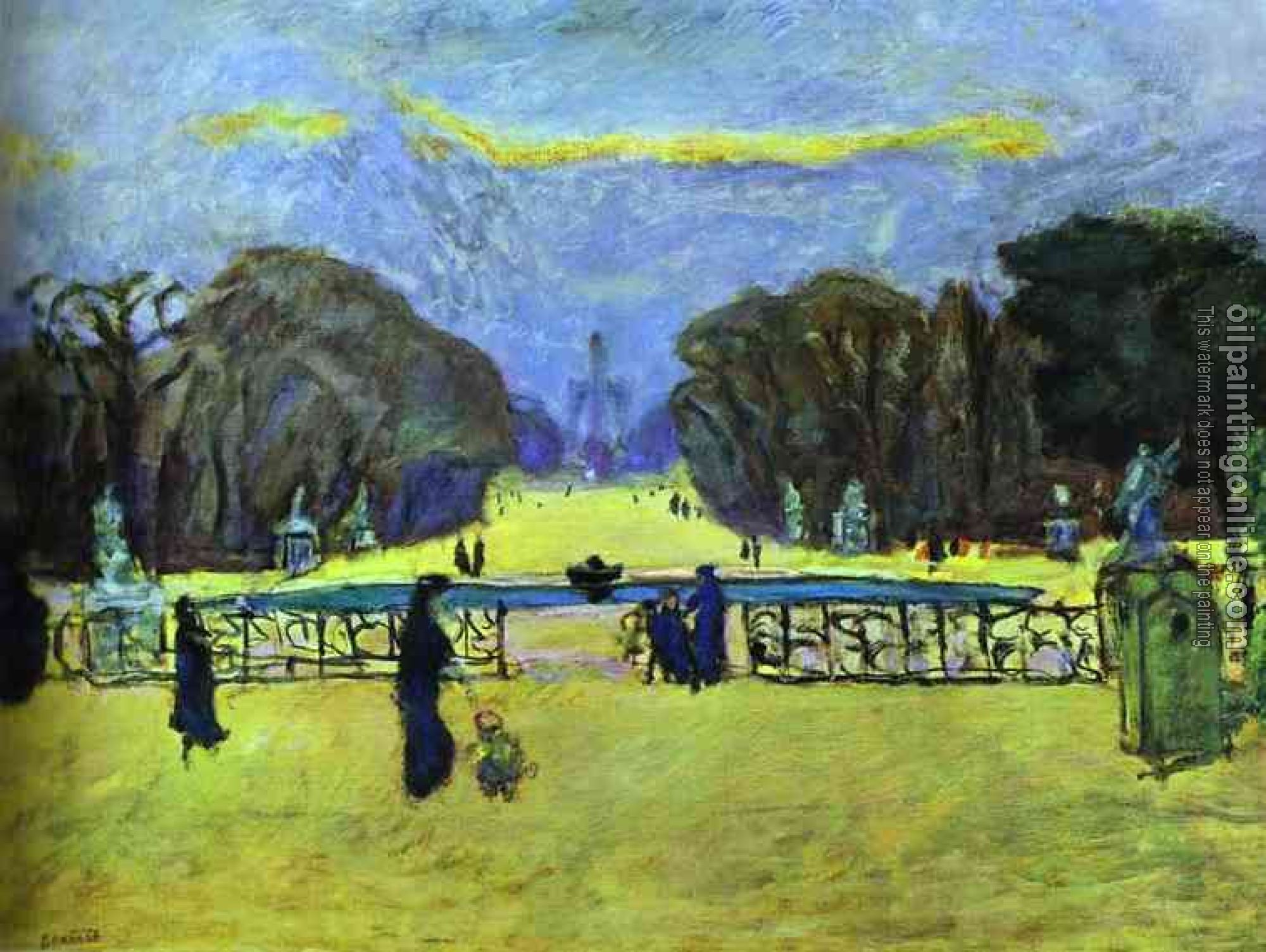 Pierre Bonnard - Gardens of Tuileries